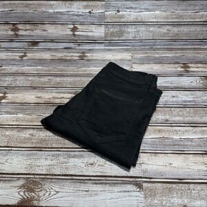 Athleta Sculptek High Rise Skinny Jeans Black Size 4 Zipper Pocket Womens